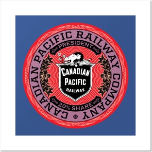 Canadian Pacific Railway (18XX Style) Posters and Art